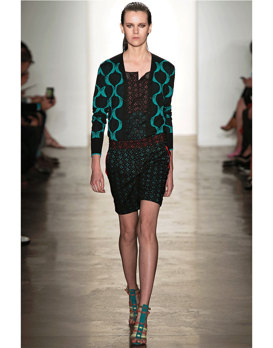 SOPHIE THEALLET-V-Neck Button-Up Cardigan-