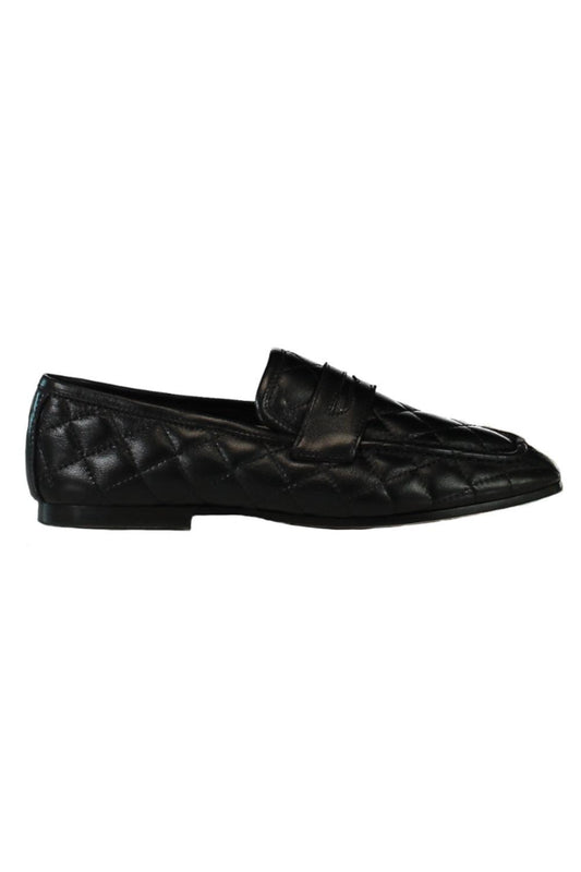 Essenziale Quilted Loafer - Black