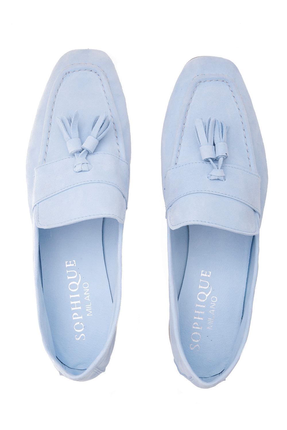 Trevi Tassel Loafer-BLUE-36-SHOEFLAT SHOE-SOPHIQUE