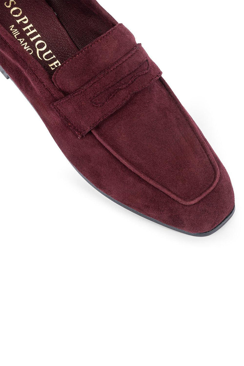 Essenziale Loafers - Bordeaux-BORDEAUX-36-SHOEFLAT SHOE-SOPHIQUE