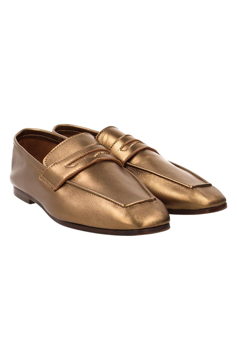 Essenziale Loafers - Bronze-BRONZE-36-SHOEFLAT SHOE-SOPHIQUE