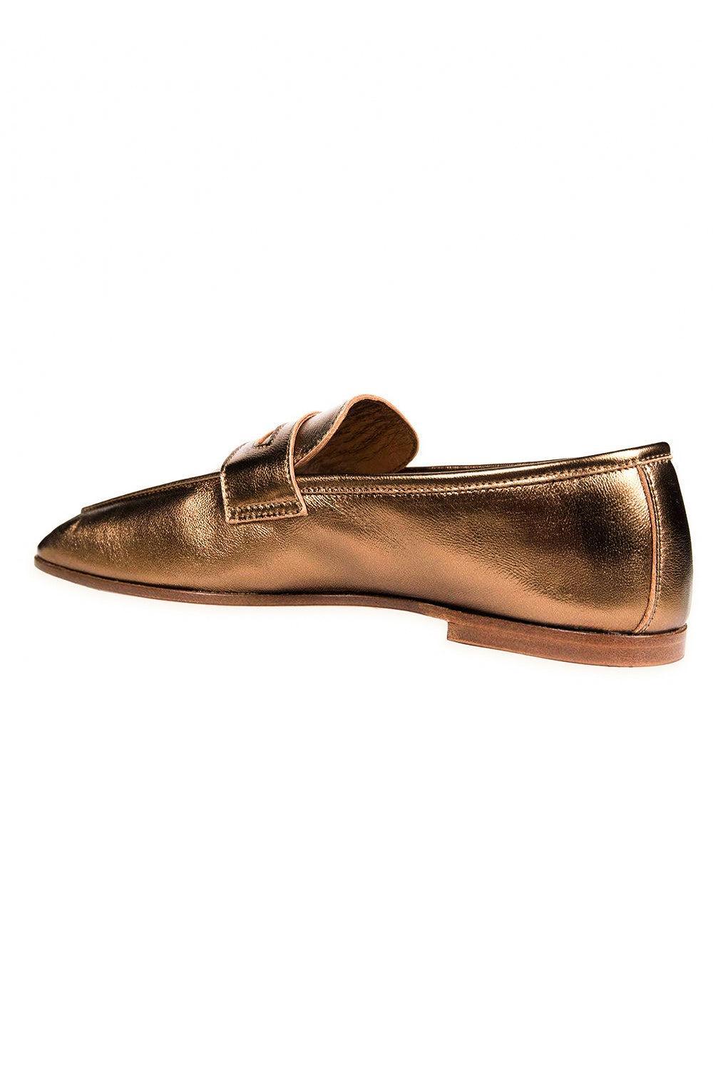 Essenziale Loafers - Bronze-BRONZE-36-SHOEFLAT SHOE-SOPHIQUE