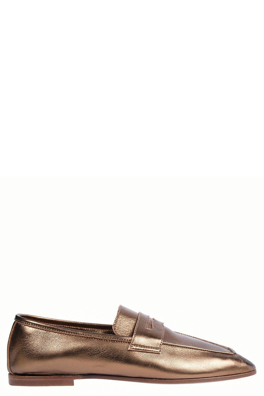 Essenziale Loafers - Bronze-BRONZE-36-SHOEFLAT SHOE-SOPHIQUE