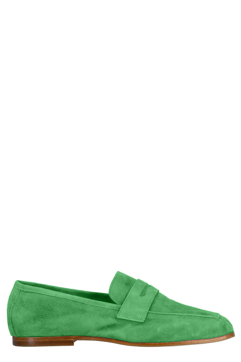 SOPHIQUE-Essenziale Suede Loafer - Avocado-