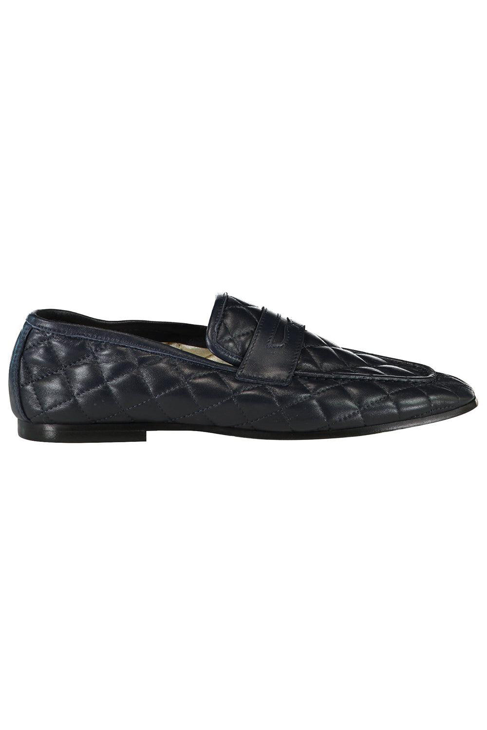 Essenziale Loafers - Quilted Navy-NAVY-36-SHOEFLAT SHOE-SOPHIQUE