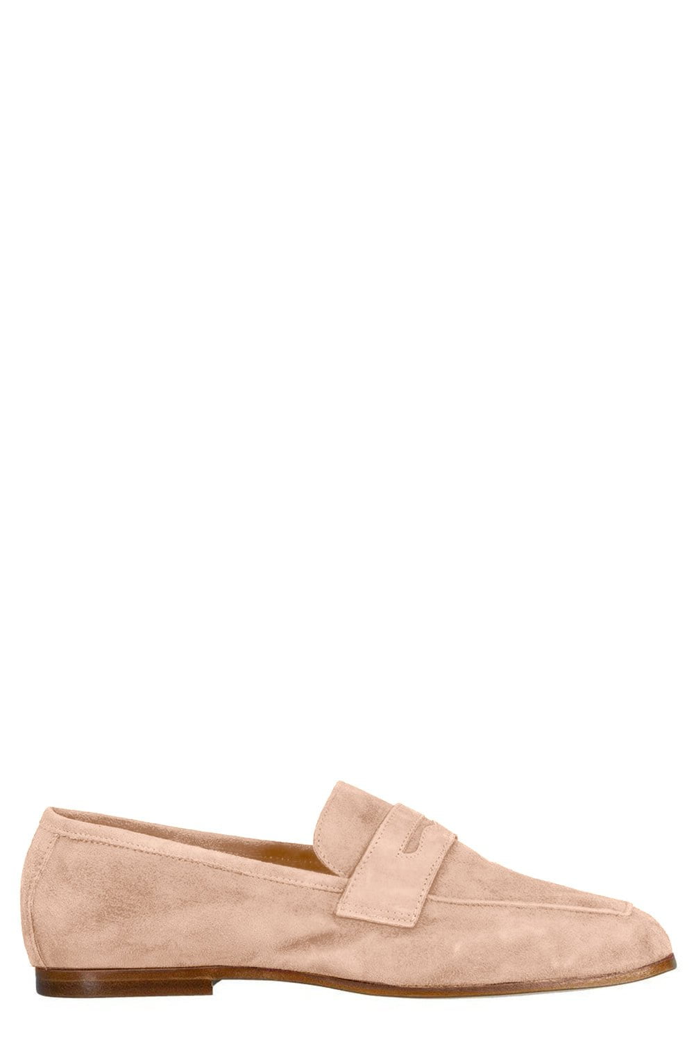 SOPHIQUE-Essenziale Suede Loafer - Sand-