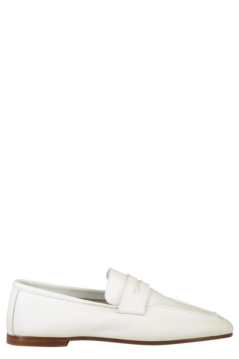 Essenziale Loafers - White-WHITE-36-SHOEFLAT SHOE-SOPHIQUE