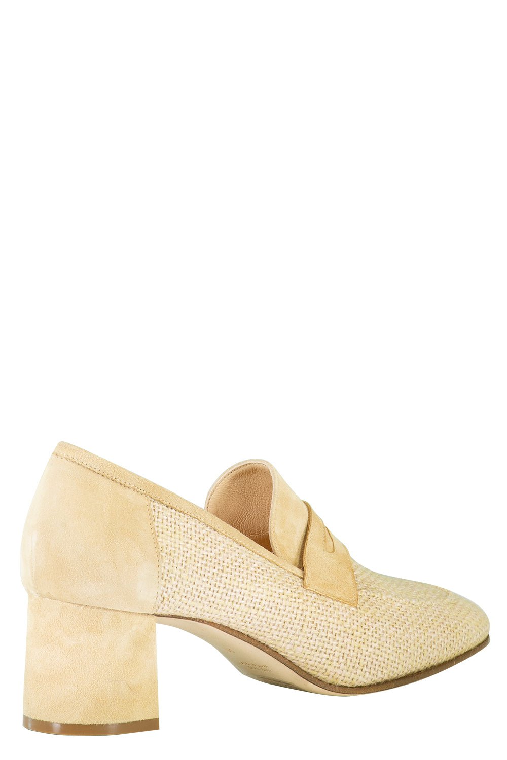 SOPHIQUE-Essenziale Loafer - Sand Raffia-
