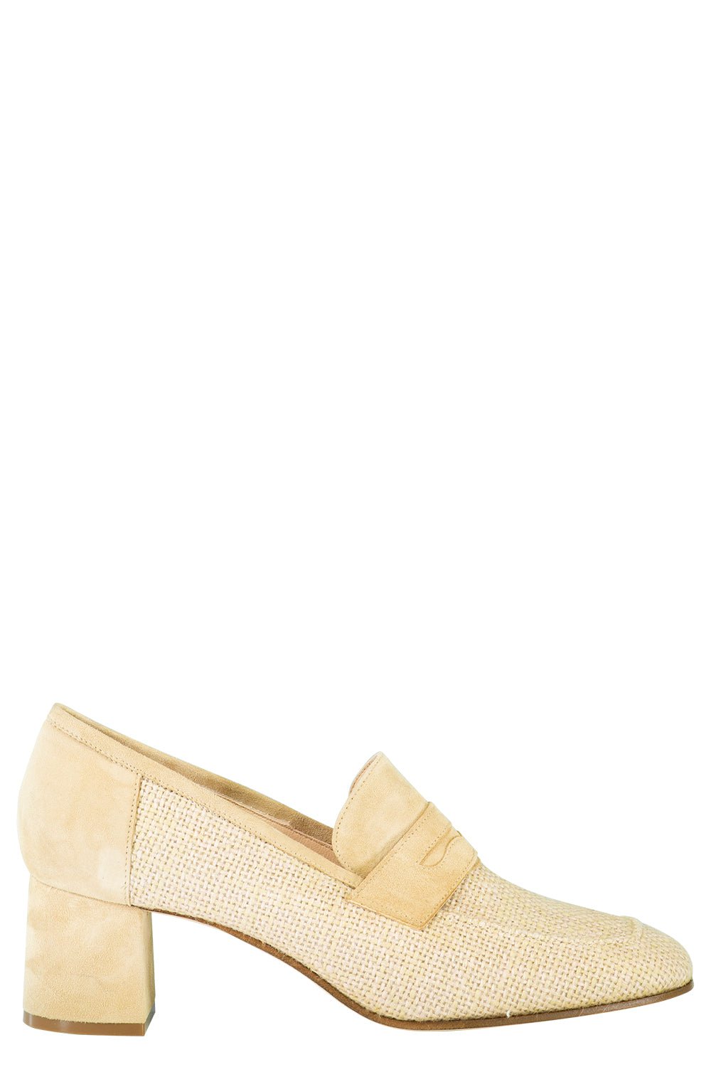 SOPHIQUE-Essenziale Loafer - Sand Raffia-
