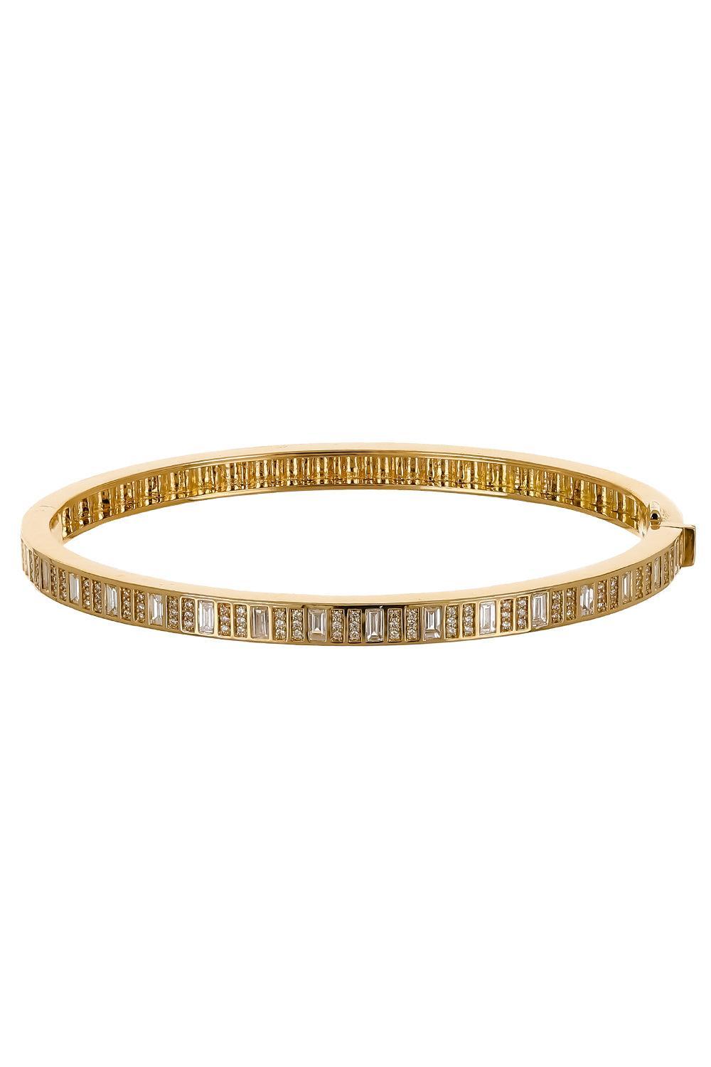 Diamond Bangle Bracelet-YELLOW GOLD-17-JEWELRYFINE JEWELBRACELET O-SORELLINA