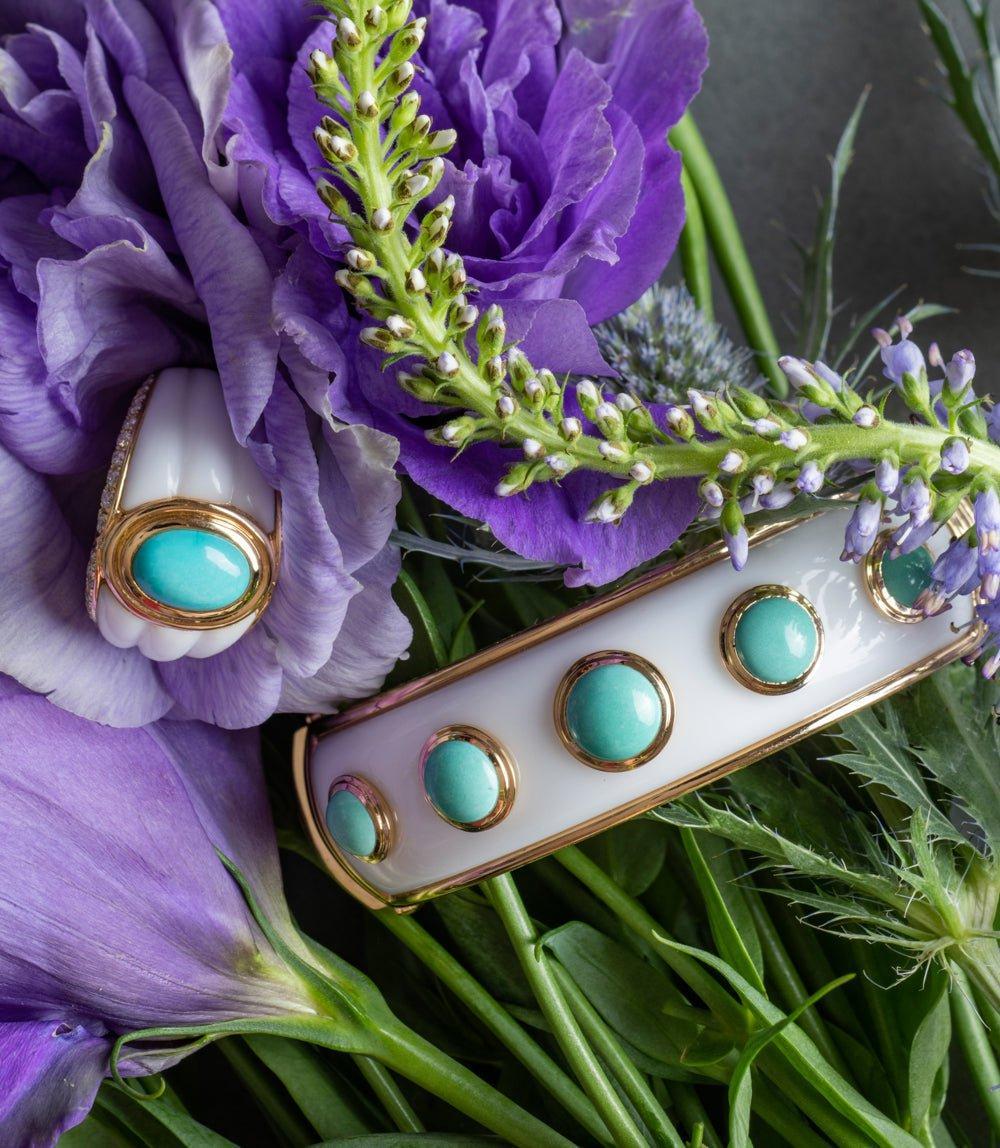 SORELLINA-Amalfi Cuff Bracelet-YELLOW GOLD