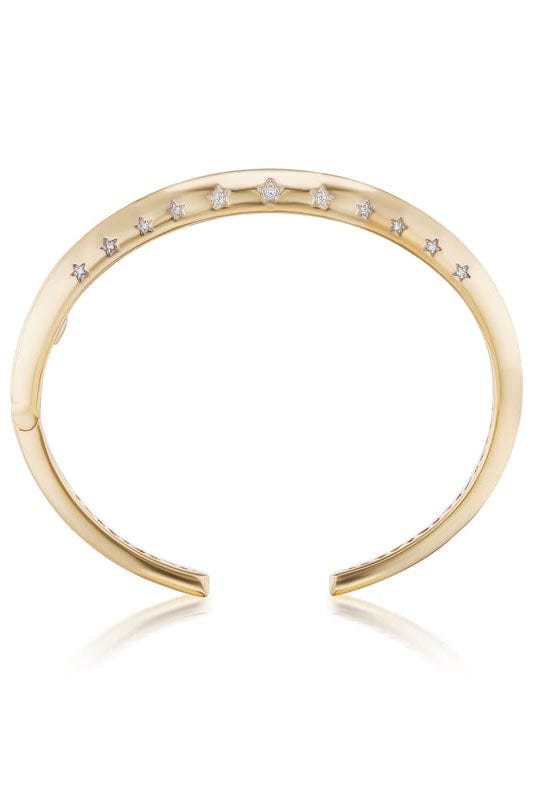 SORELLINA-Diamond Stelle Cuff-YELLOW GOLD