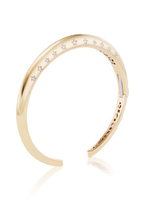 SORELLINA-Diamond Stelle Cuff-YELLOW GOLD