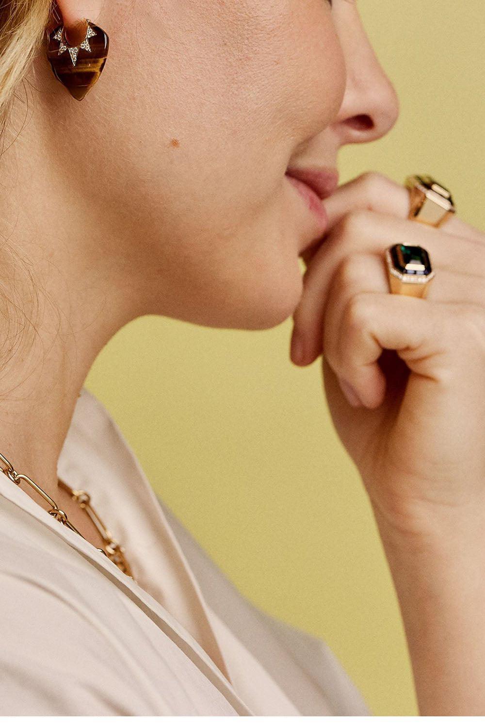 SORELLINA-Guitar Pick Earrings-