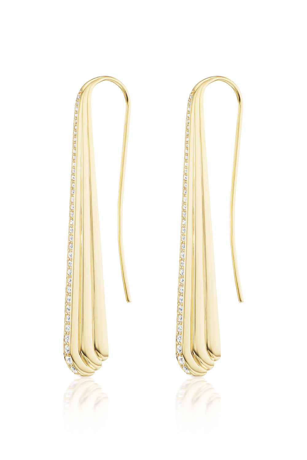 Ziggy Diamond Drop Earrings-YELLOW GOLD-JEWELRYFINE JEWELEARRING-SORELLINA