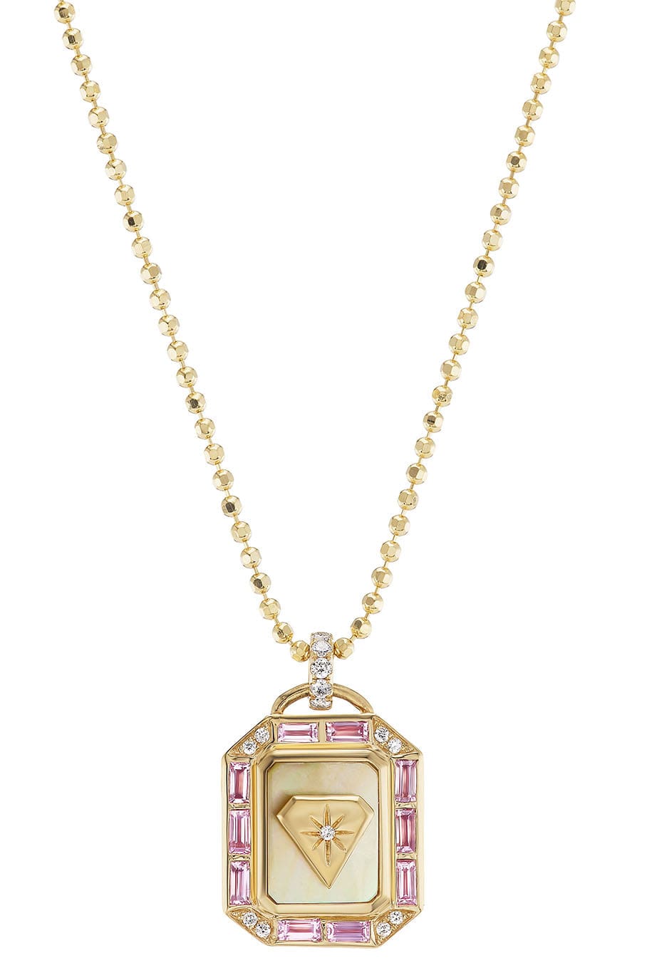SORELLINA-Empress Mini Tarot Necklace-YELLOW GOLD
