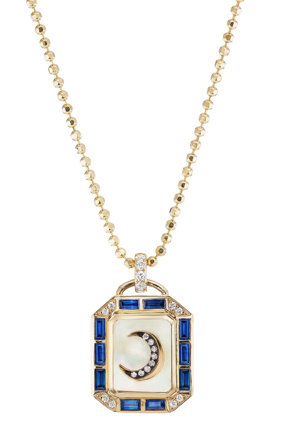 SORELLINA-La Luna Necklace-YELLOW GOLD