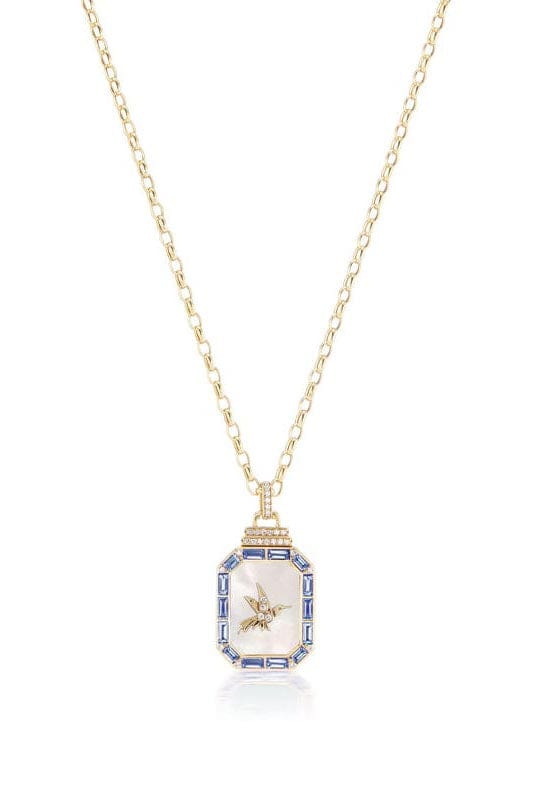 SORELLINA-Lock & Key Treasure Box Locket-YELLOW GOLD