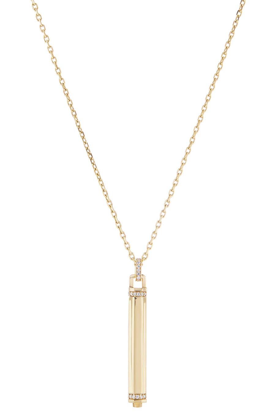 SORELLINA-Locket Key Necklace-YELLOW GOLD