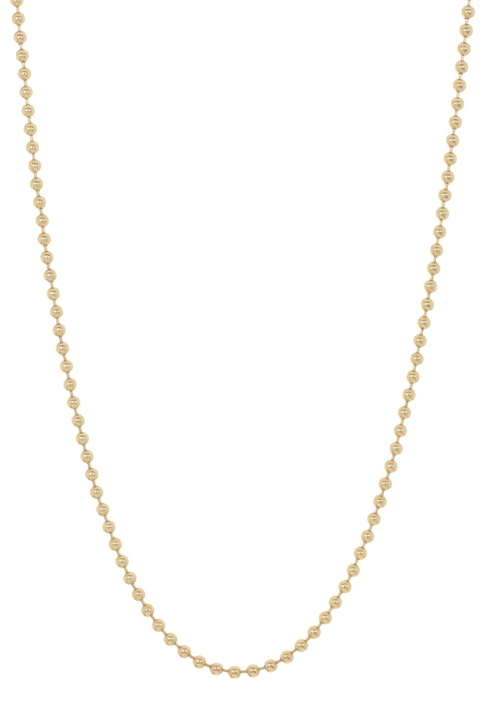 SORELLINA-Ball Chain Necklace-YELLOW GOLD