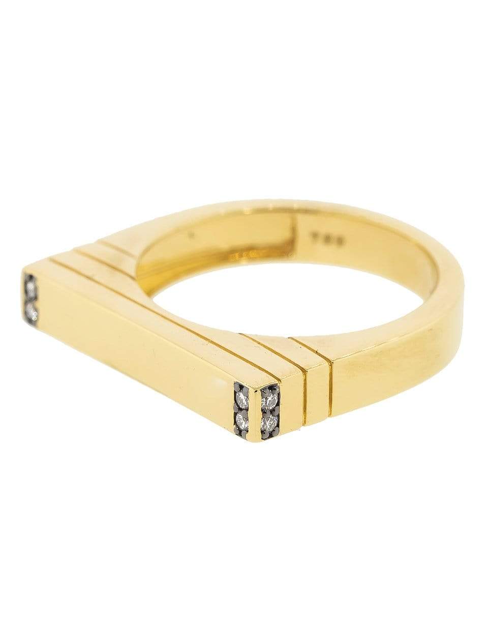 SORELLINA-Ti Amo Diamond Stacking Ring-YELLOW GOLD