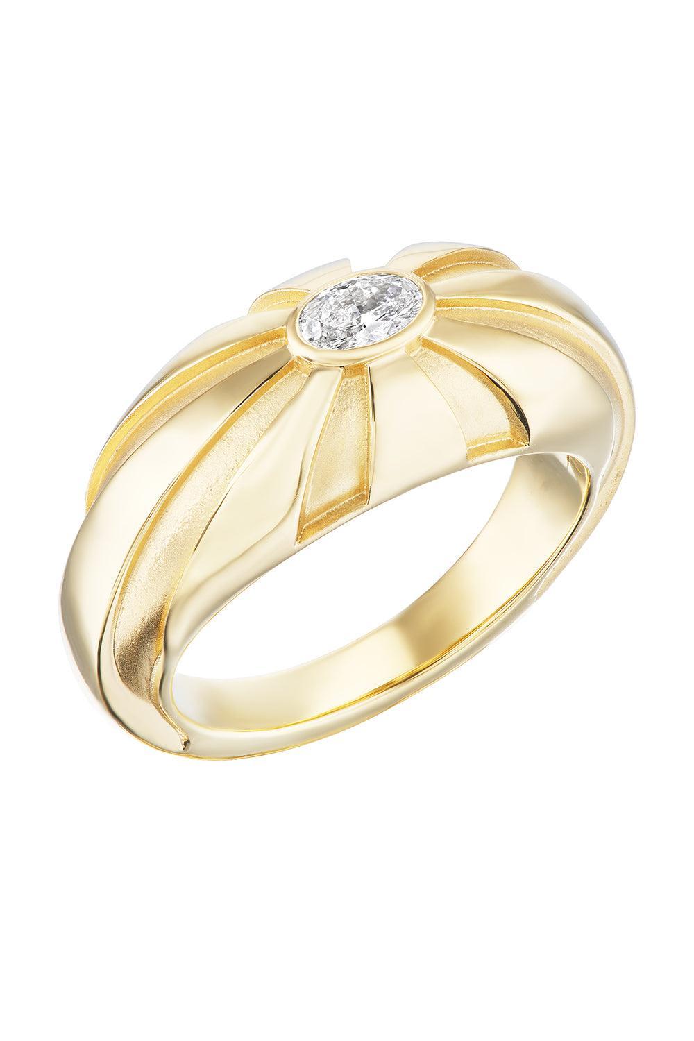 Diamond Electric Moonbeam Ring-YELLOW GOLD-6.5-JEWELRYFINE JEWELRING-SORELLINA