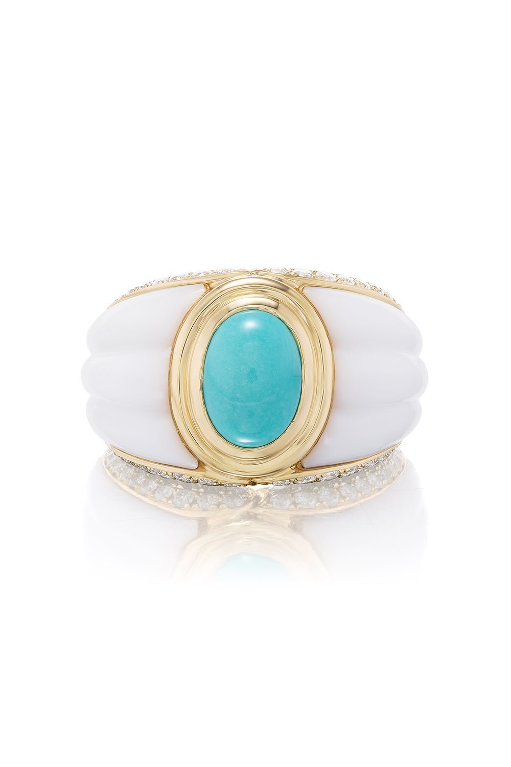 SORELLINA-Amalfi Seashell Ring-YELLOW GOLD