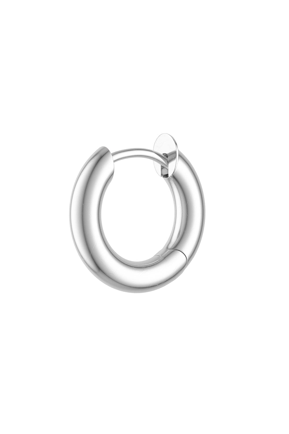 SPINELLI KILCOLLIN-Mini Micro WG Hoop Earring-WHITE GOLD