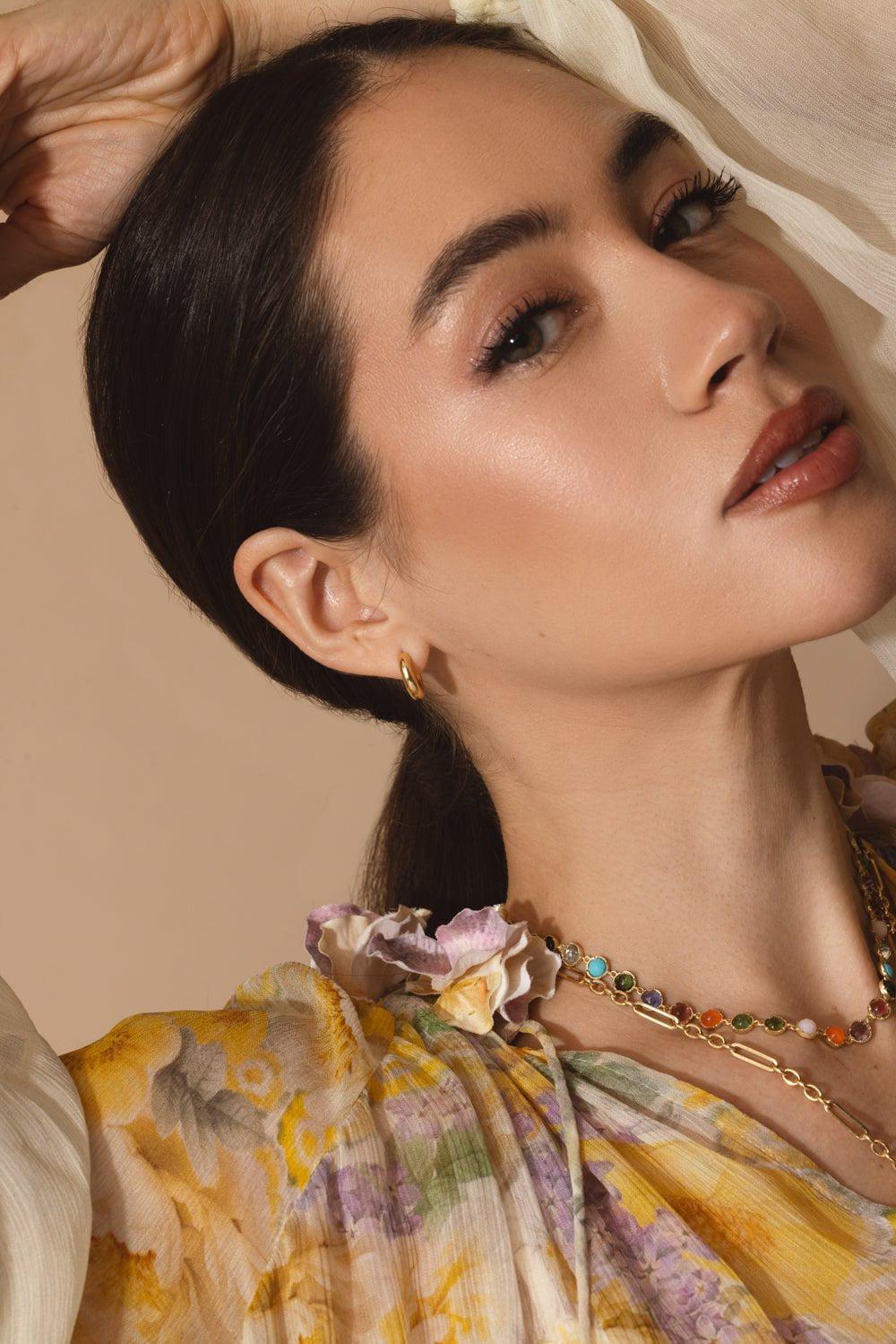 SPINELLI KILCOLLIN-Macro Hoop Earring-YELLOW GOLD