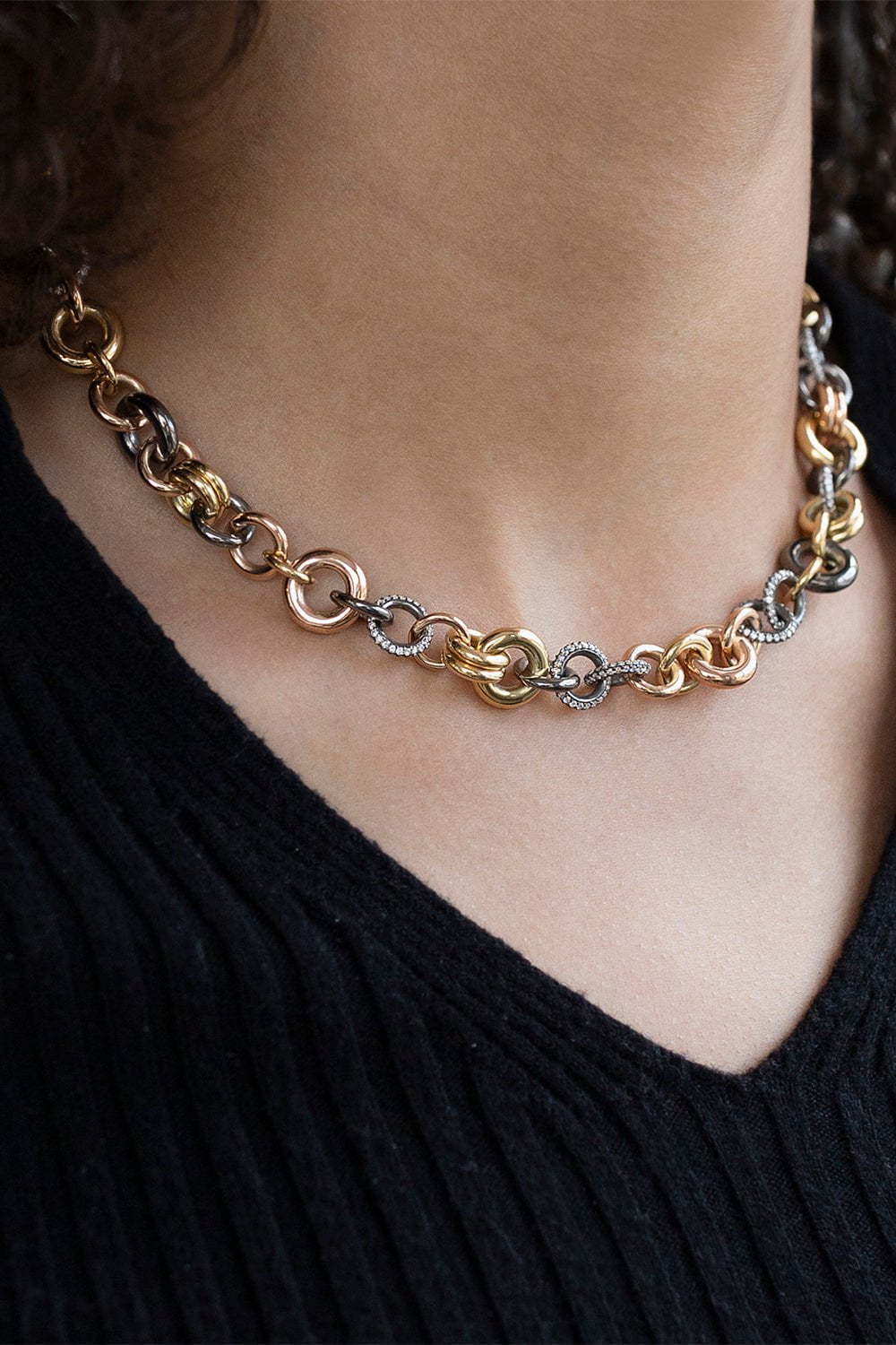 Atlantis MX Pavé Necklace | SPINELLI KILCOLLIN – Marissa Collections