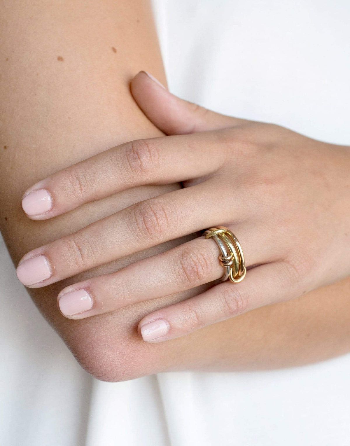 Three Rings Linked Raneth Mixed Three Linked Rings | SPINELLI KILCOLLIN – Marissa Collections