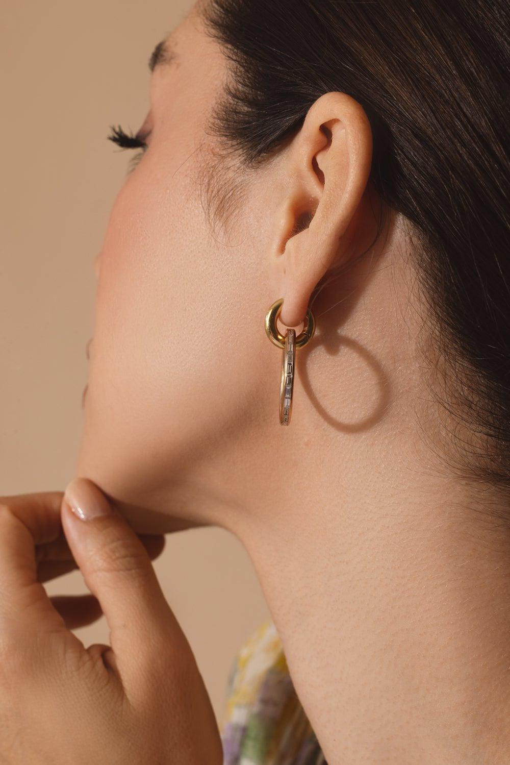 SPINELLI KILCOLLIN-Theano SP Hoop Earrings-ROSE GOLD