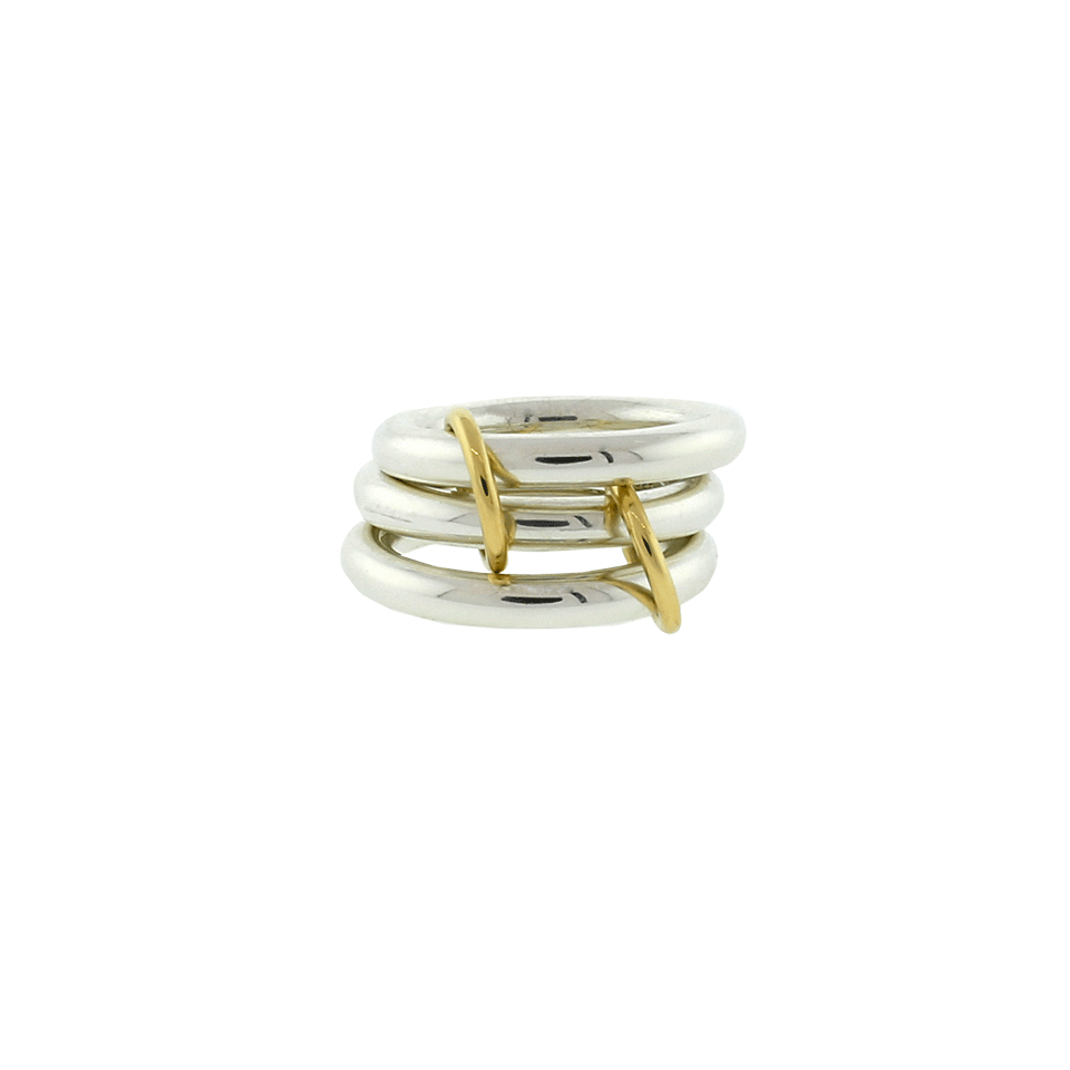 SPINELLI KILCOLLIN-Mercury SG Three Link Rings-SILVER