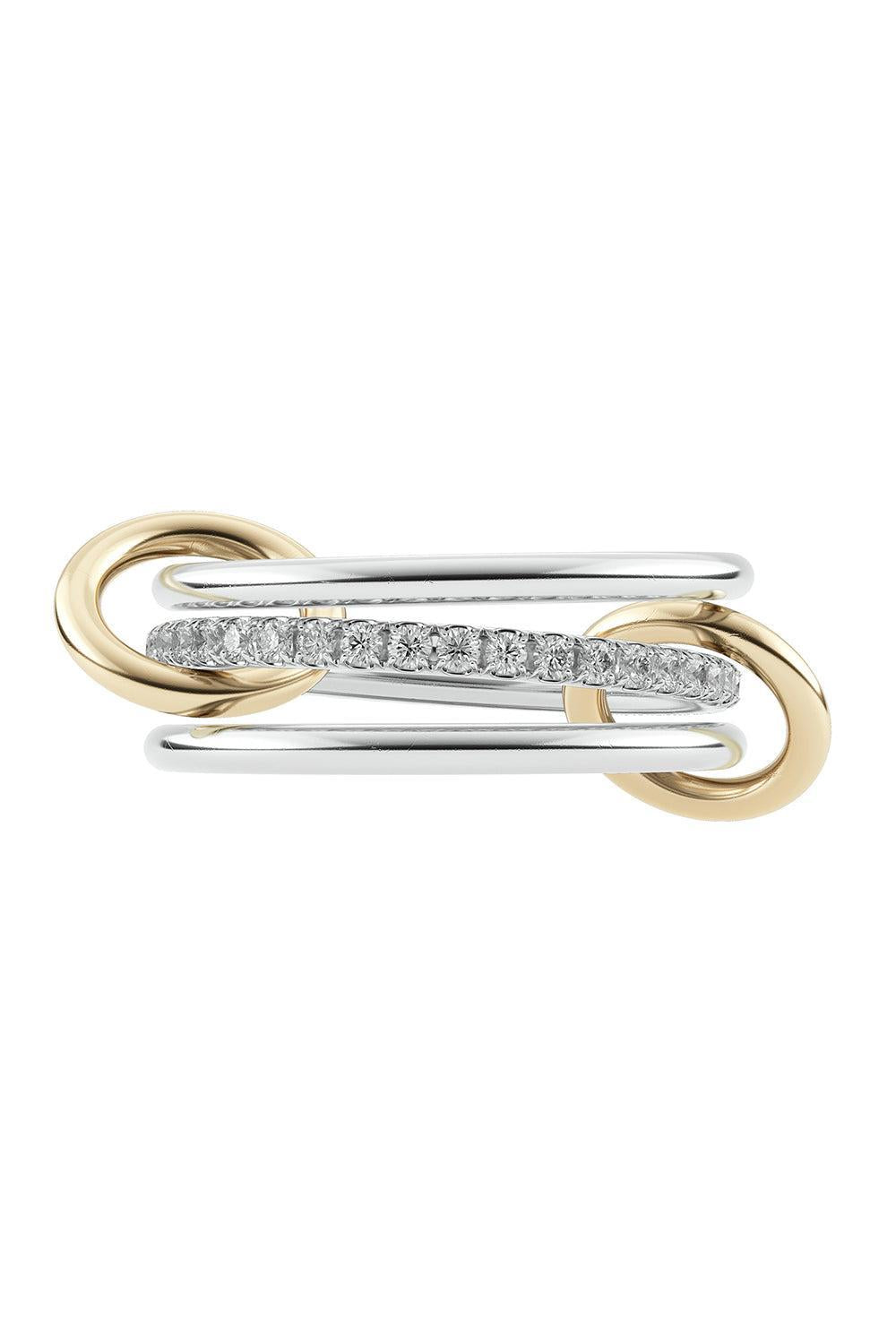 Grey Diamond Three Band Sonny SG Gris Ring-SILVER-7.5-JEWELRYFINE JEWELRING-SPINELLI KILCOLLIN