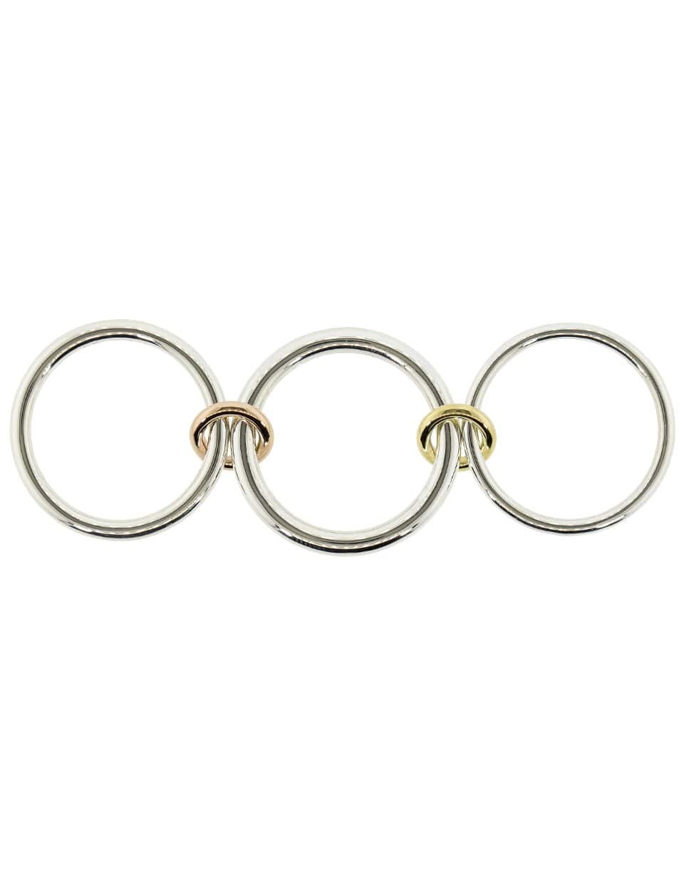 SPINELLI KILCOLLIN-Daphne Silver 3 Link Rings-SILVER