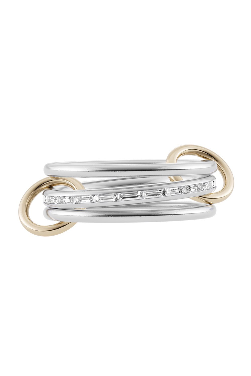 SPINELLI KILCOLLIN-Hume WG Three Linked Ring-WHITE GOLD