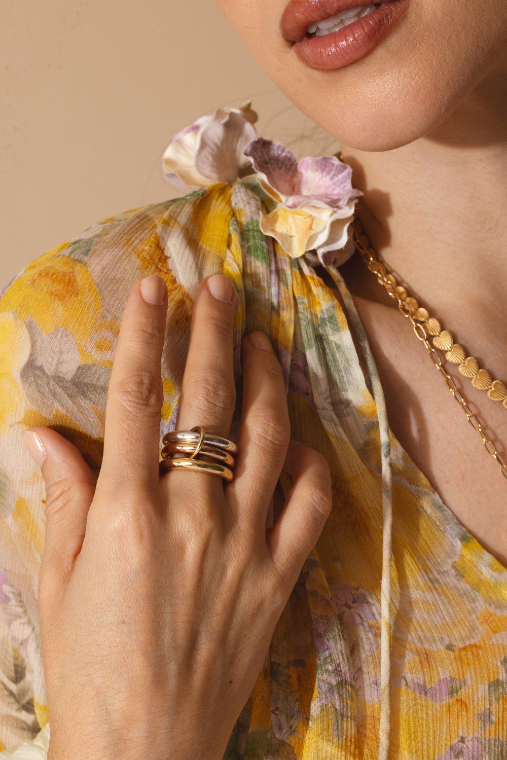 Mercury MX Three Linked Ring | SPINELLI KILCOLLIN – Marissa
