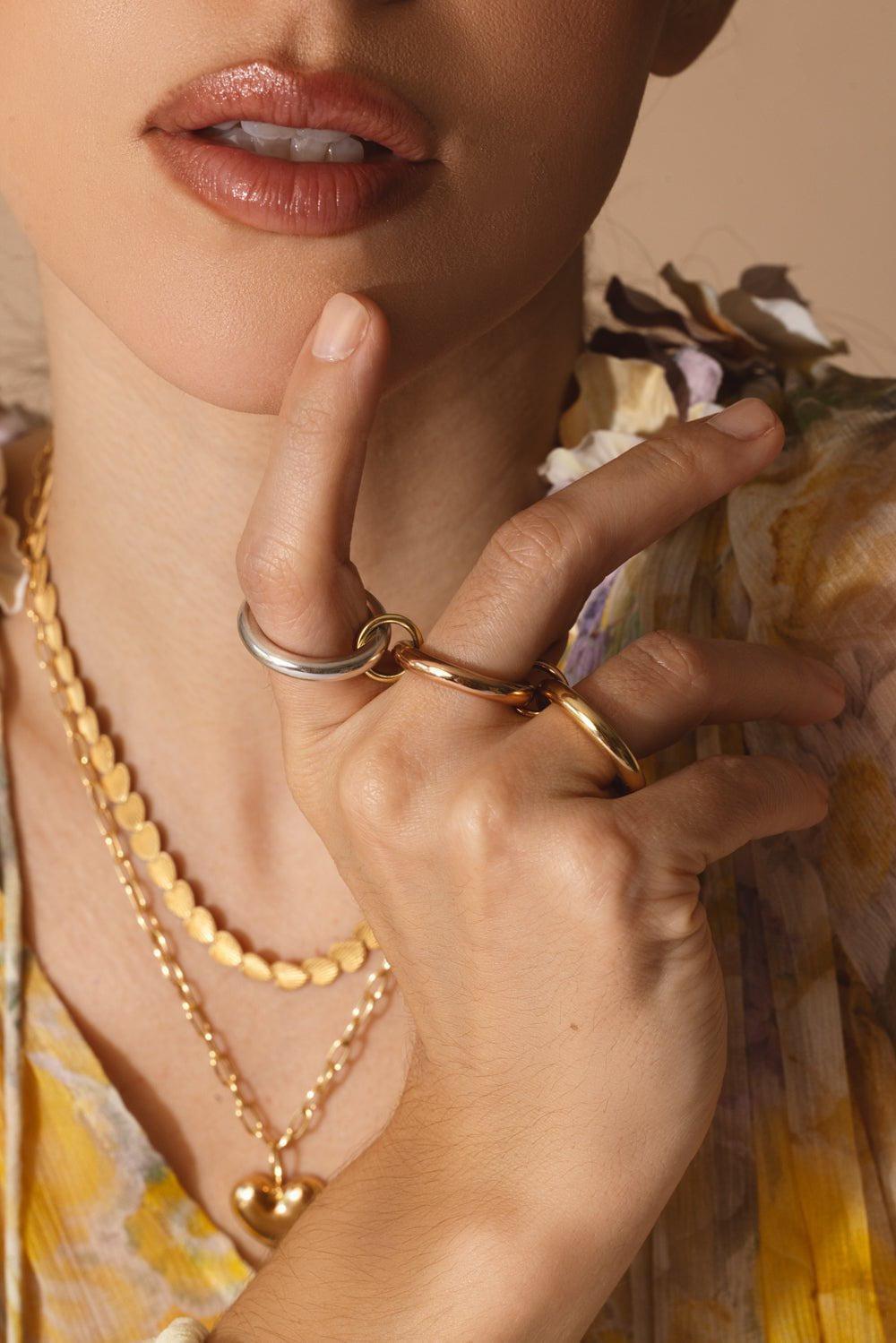 Mercury MX Three Linked Ring | SPINELLI KILCOLLIN – Marissa