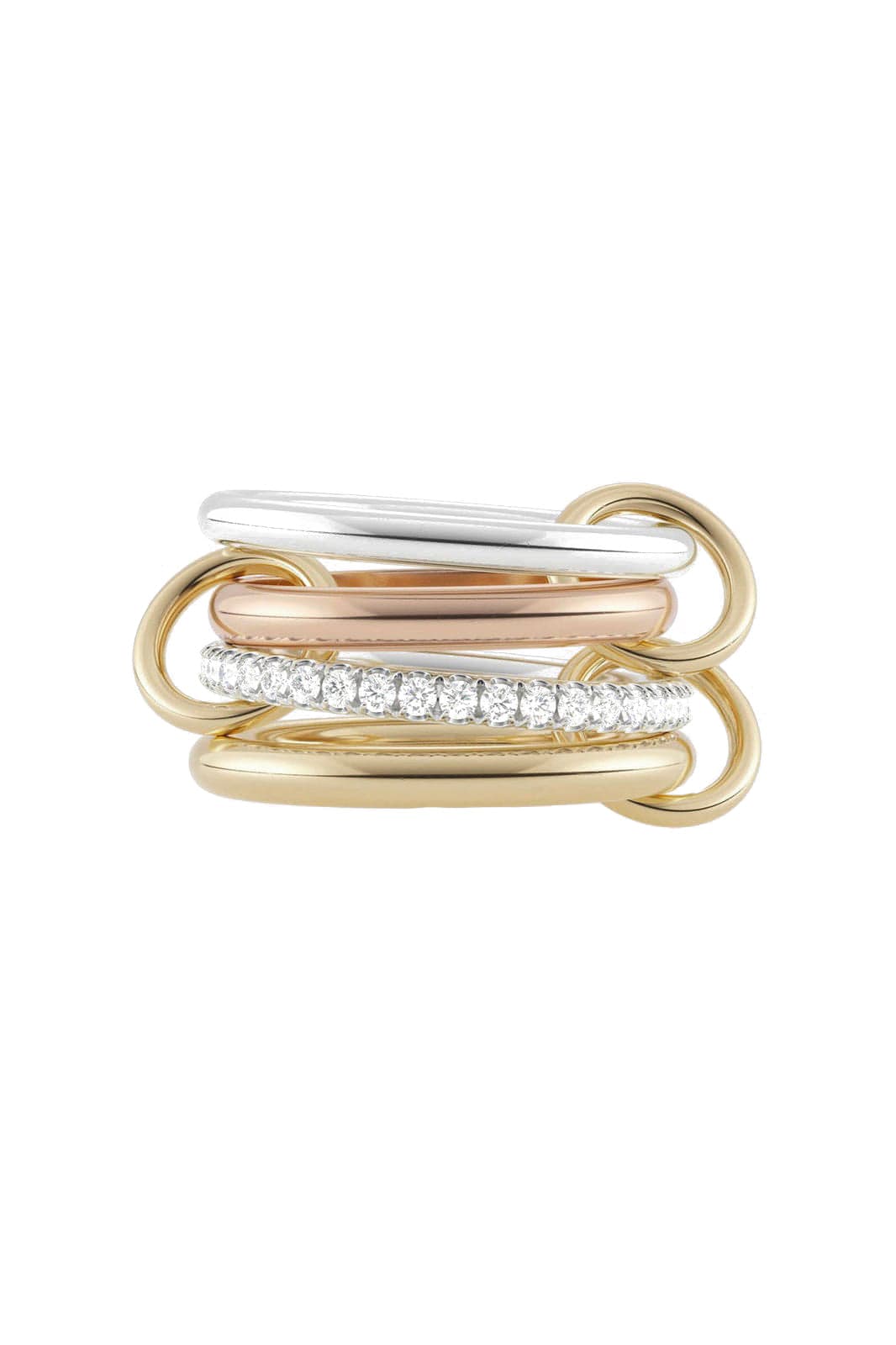 SPINELLI KILCOLLIN-Cancer Deux MX 4 Link Ring-YELLOW GOLD