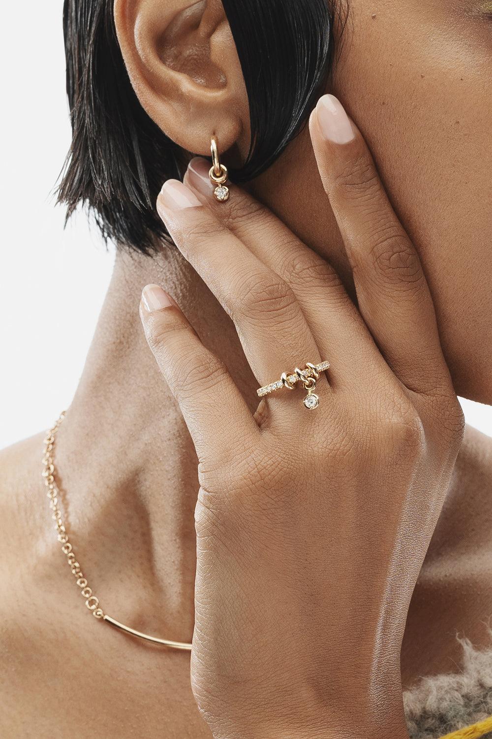 Diamond Pave Pia YG Ring-YELLOW GOLD-6.5-JEWELRYFINE JEWELRING-SPINELLI KILCOLLIN