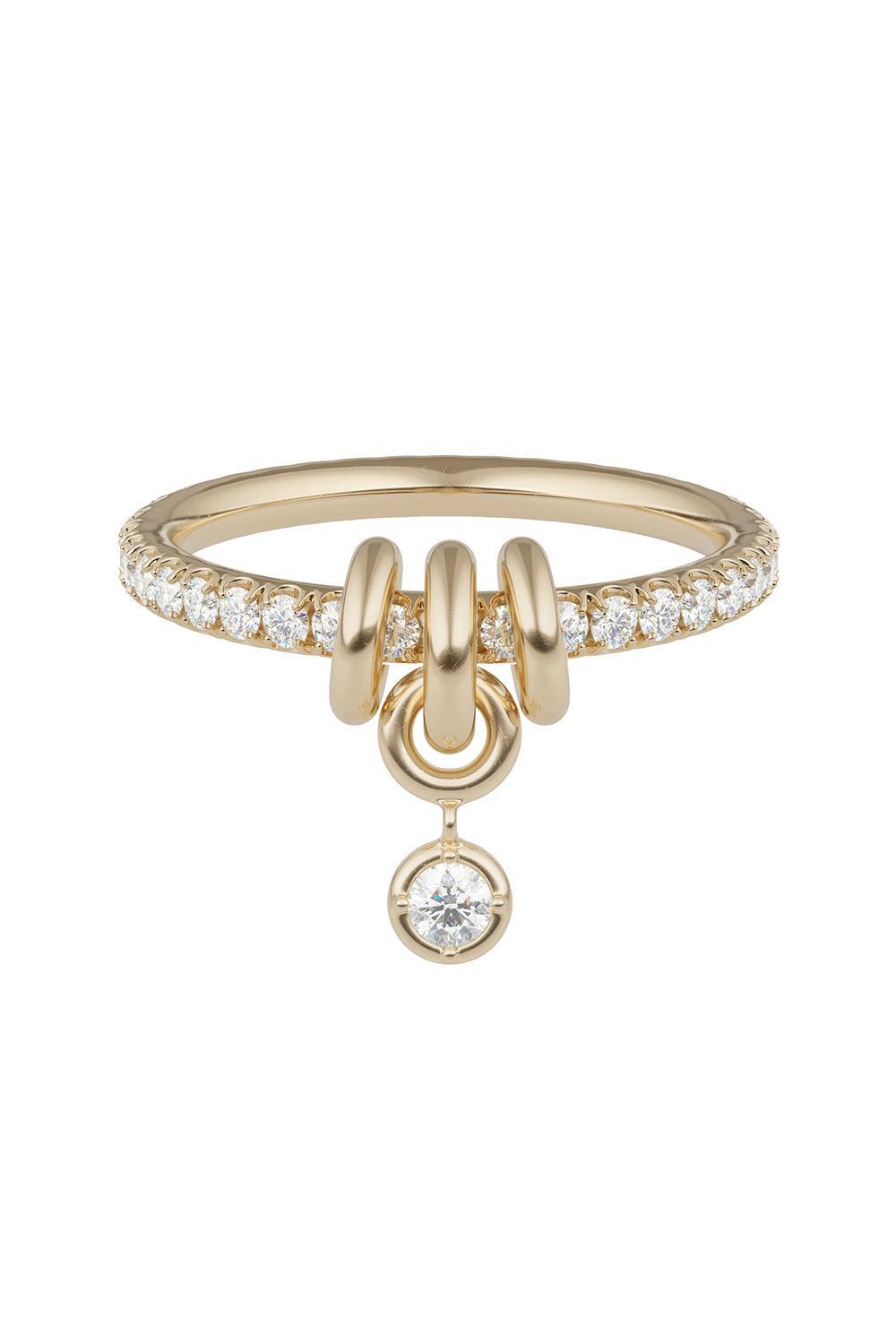 Diamond Pave Pia YG Ring-YELLOW GOLD-6.5-JEWELRYFINE JEWELRING-SPINELLI KILCOLLIN