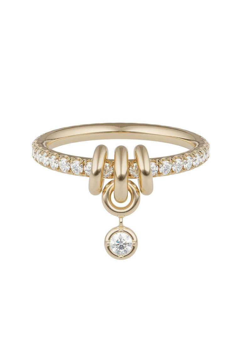 Diamond Pave Pia YG Ring