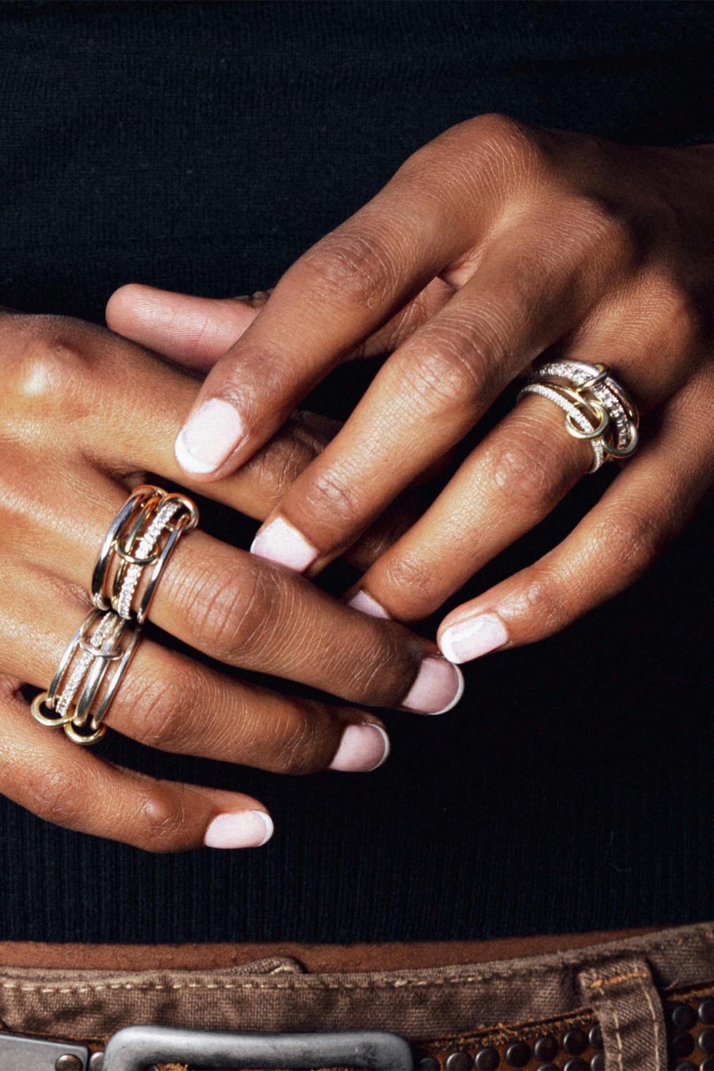 SPINELLI KILCOLLIN-Arla Four Link Ring-YELLOW GOLD