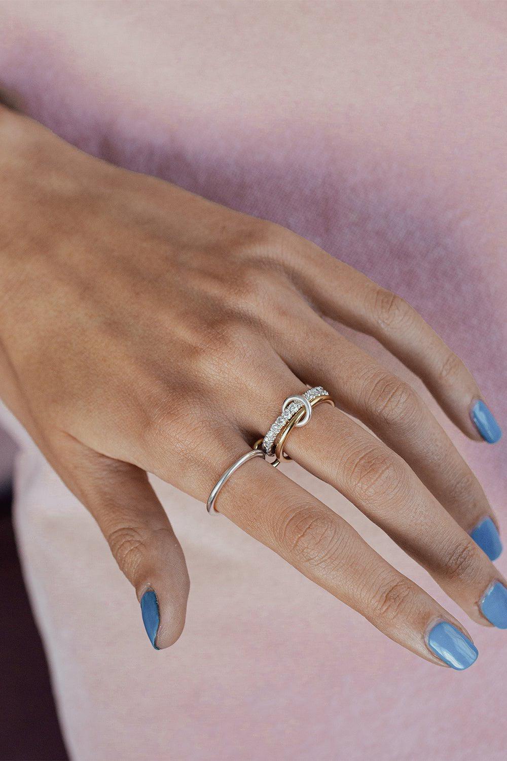 SPINELLI KILCOLLIN-Cassia SG Three Link Ring-YELLOW GOLD