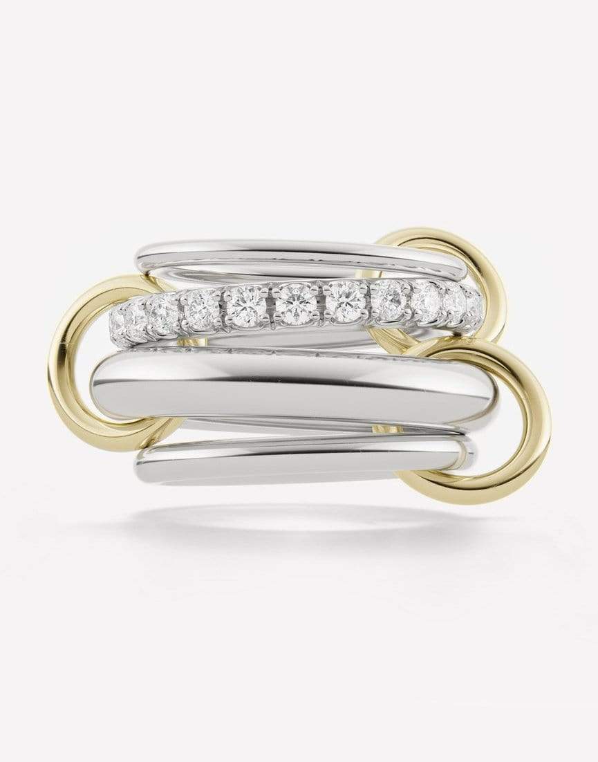 SPINELLI KILCOLLIN-Luna SG 4 Link Rings-YELLOW GOLD