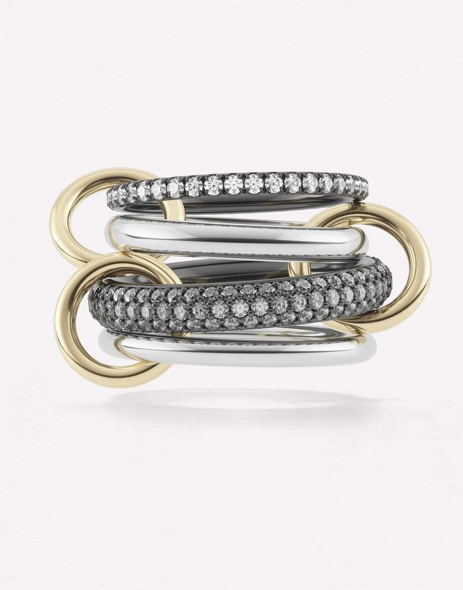 SPINELLI KILCOLLIN-Vega SG 4 Link Rings-YELLOW GOLD