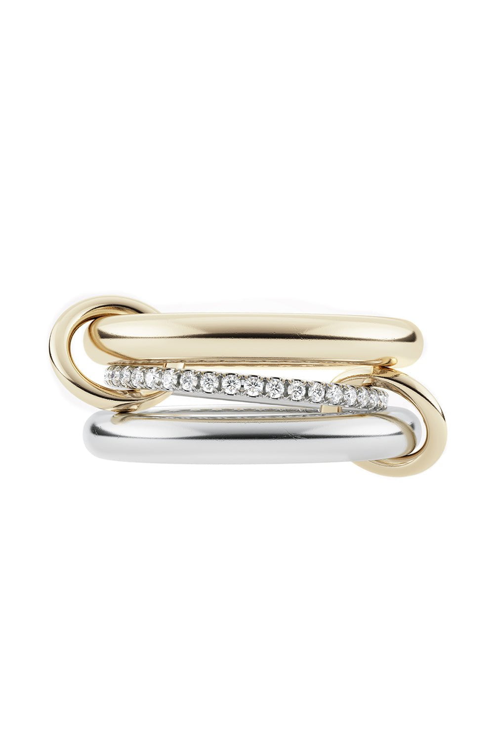 SPINELLI KILCOLLIN-Libra SP Three Linked Ring-YELLOW GOLD