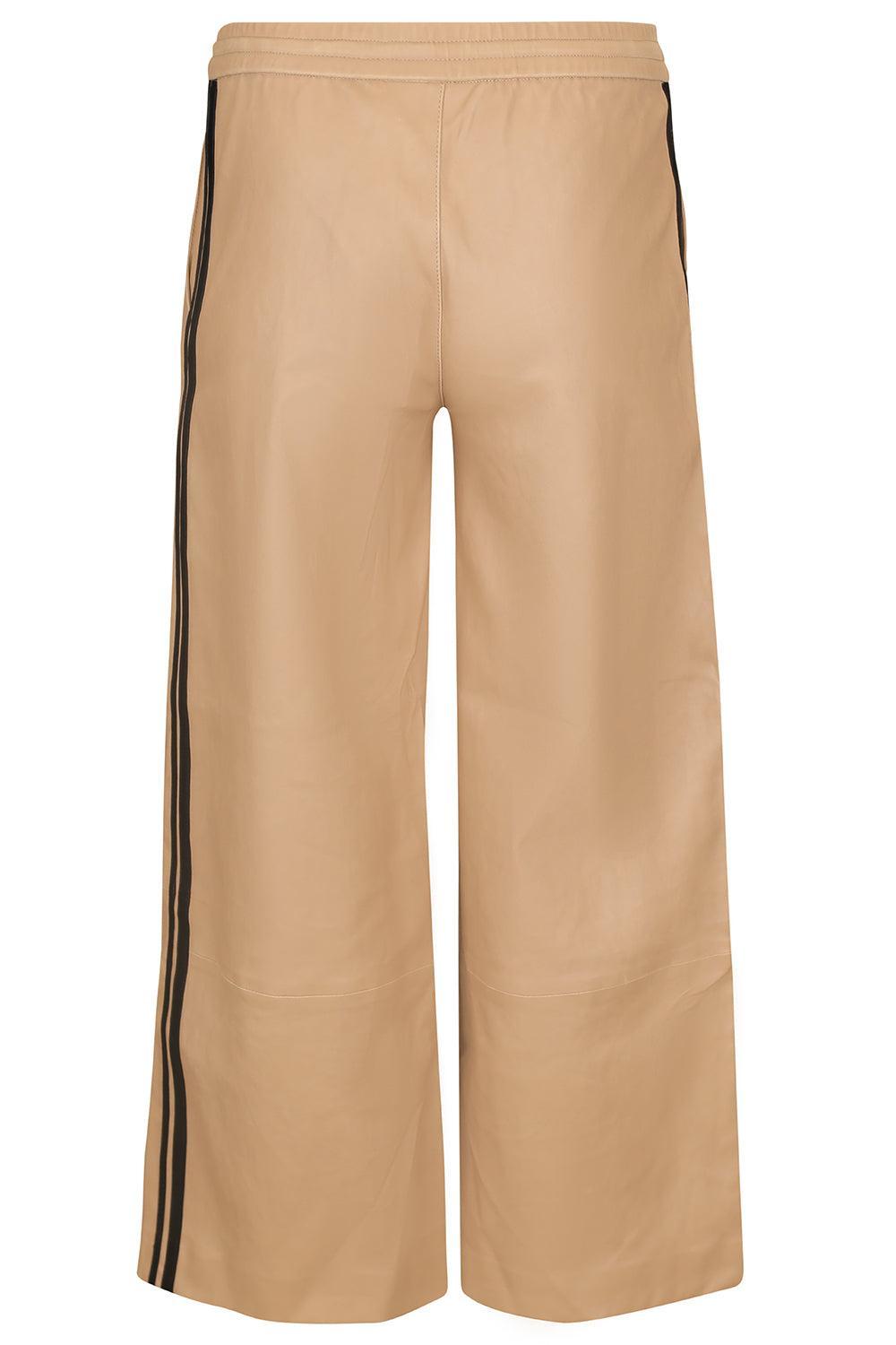 Cropped Leather Athletic Pant-NOVELTY-XS-CLOTHINGPANTCROPPED-SPRWMN