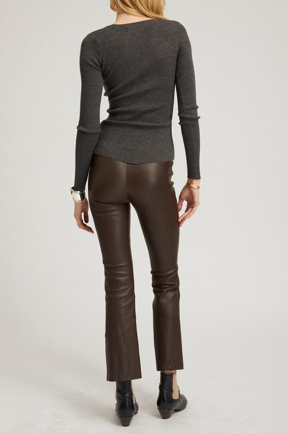 Ankle Flare Legging - Americano-AMERICANO-S-CLOTHINGPANTSLIM FIT-SPRWMN