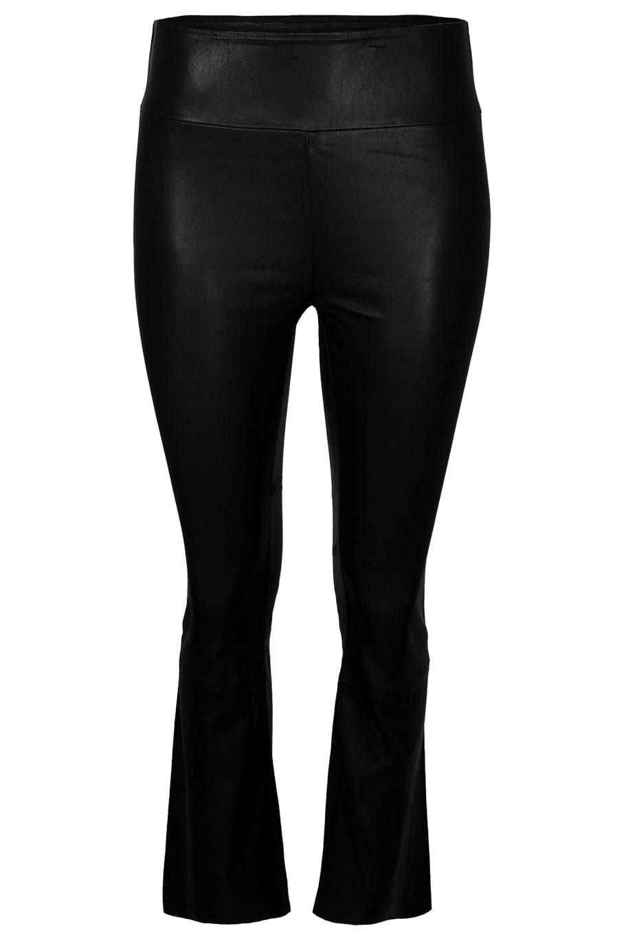 SPRWMN-Crop Flare Legging - Black-